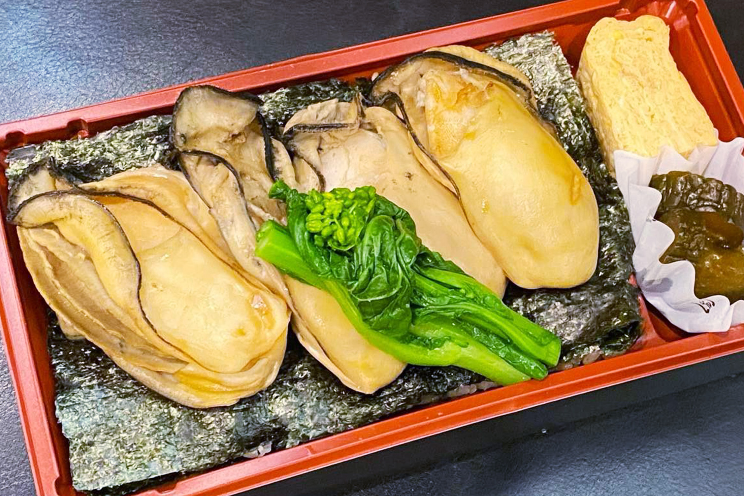 ぷれみあむ牡蠣海苔弁（季節限定）